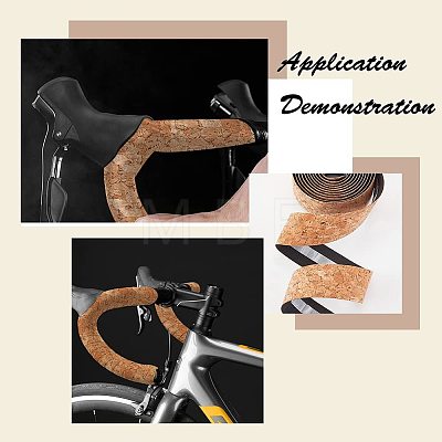 PU Leather Bicycle Handle Strapping Bands AJEW-WH0014-99-1
