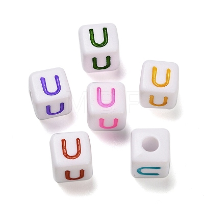 Opaque Acrylic Beads OACR-I022-01U-1