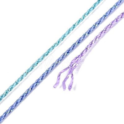 5 Rolls 9-Ply Braided Nylon Strings with Metallic Thread OCOR-Q062-01A-1