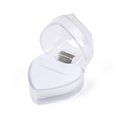 Valentine's Day Transparent Acrylic Ring Storage Boxes OBOX-T001-01B-1