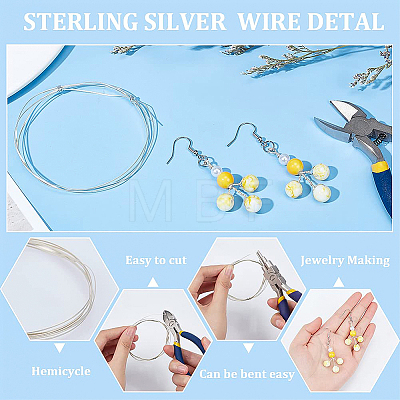 1.5M Sterling Silver Wire STER-BC0001-56-1