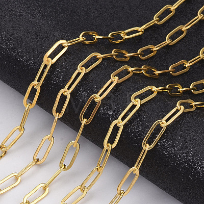 Brass Paperclip Chains CHC-S008-001B-G-1