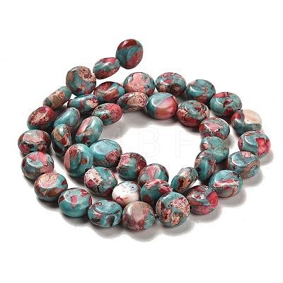 Synthetic Regalite/Imperial Jasper/Sea Sediment Jasper Beads Strands G-F765-M01-01-1