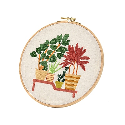 Plants Pattern Embroidery Kits PW-WGE2427-06-1