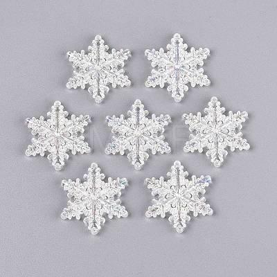 Transparent Plastic Chandelier Component Links KY-Q005-07A-1
