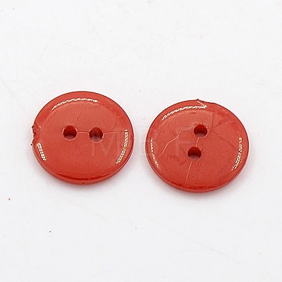 Acrylic Sewing Buttons BUTT-E084-E-04-1
