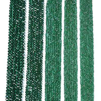 Electroplate Glass Beads Strands EGLA-A044-T4mm-A18-1