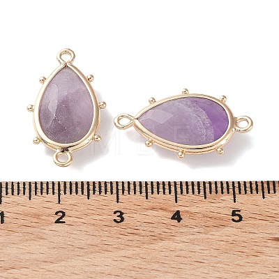 Natural Mixed Stone Connector Charms G-G012-05G-A-1
