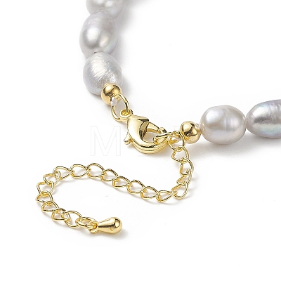Natural Pearl Beaded Necklaces for Women NJEW-JN04107-05-1