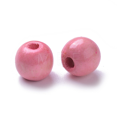 Dyed Natural Wood Beads X-WOOD-Q006-12mm-07-LF-1
