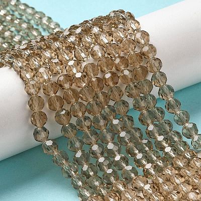 Transparent Glass Beads EGLA-A035-T6mm-D16-1