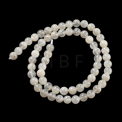 Natural White Moonstone Beads Strands G-F306-05AB-6mm-01-1