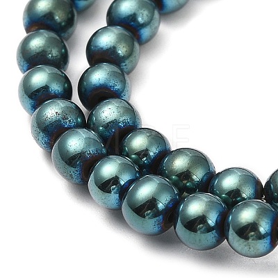 Electroplate Synthetic Non-magnetic Hematite Beads Strands G-E602-04E-1
