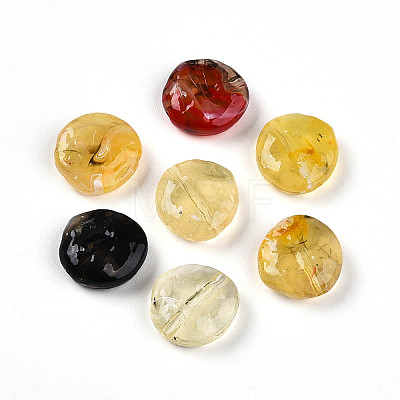 Transparent Acrylic Beads TACR-T028-41F-1