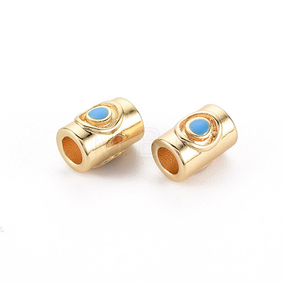 Brass Enamel Beads KK-S356-444-NF-1