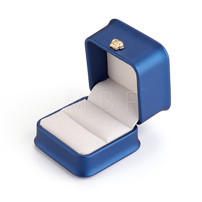 PU Leather Ring Gift Boxes X-LBOX-L005-A04-1
