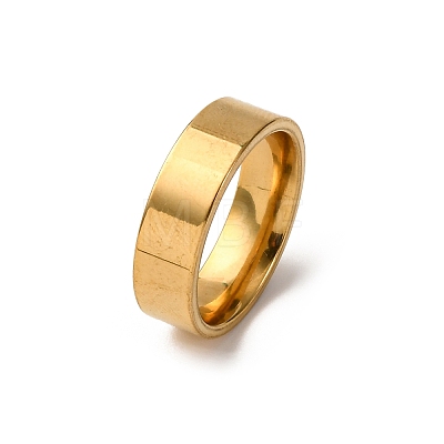 201 Stainless Steel Wide Band Finger Rings RJEW-K252-02C-G-1