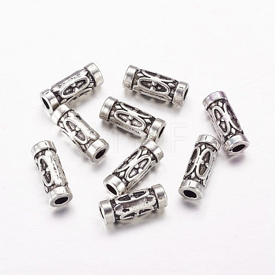 Tibetan Style Alloy Tube Beads LF0843Y-NF-1