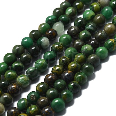 Natural African Jade Beads Strands G-I356-A01-01-1