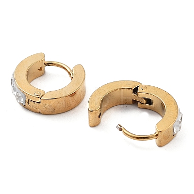 304 Stainless Steel Huggie Hoop Earrings EJEW-L252-040B-1