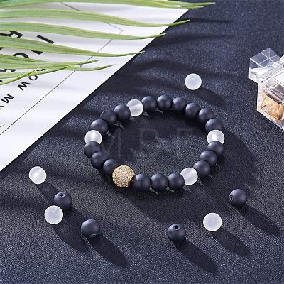  Transparent Glass Beads GLAA-NB0001-01-1