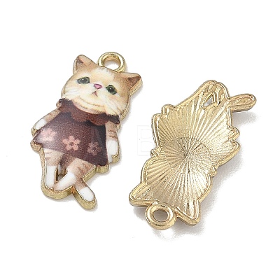 Printed Alloy Pendants ENAM-K076-36G-05-1