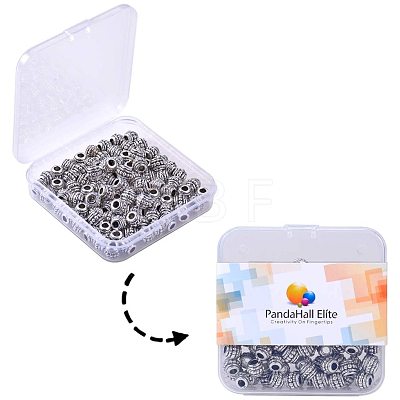 Tibetan Silver Alloy Beads PALLOY-PH0005-24-WH-1