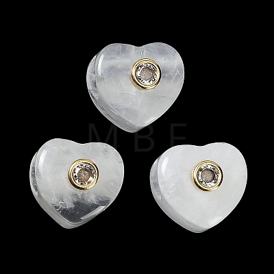 Natural Quartz Crystal European Beads GG-CBA1AE1-03G-06-1