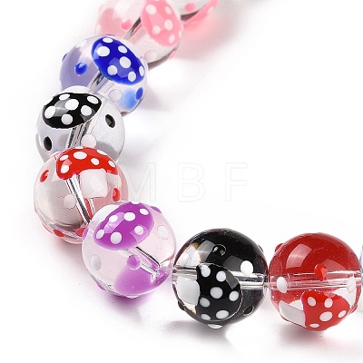 Handmade Lampwork Beads Strands LAMP-E033-01I-1