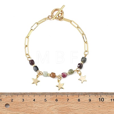 304 Stainless Steel Charm Bracelets BJEW-JB13801-1