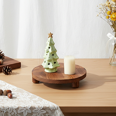 Round Wood Display Riser Stands AJEW-WH0410-253-1