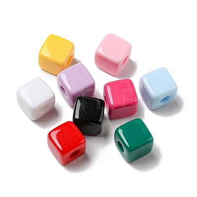 Opaque Acrylic Beads PACR-C006-19-1