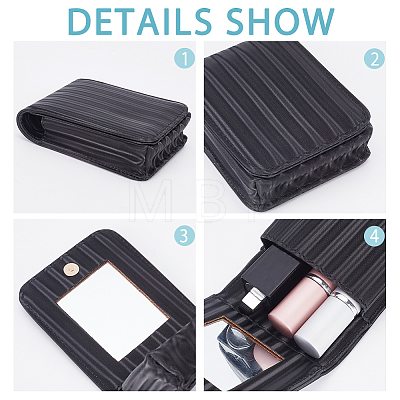 PU Leather Lipstick Case with Mirror CON-WH0088-51B-1
