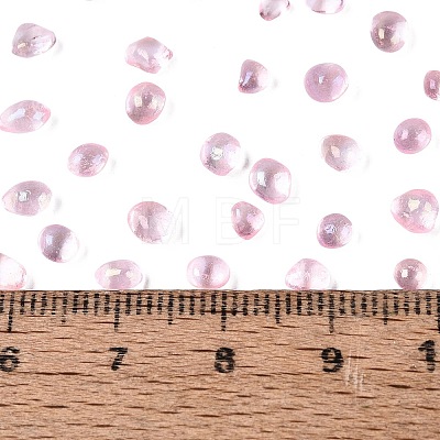 Transparent Electroplate Glass Beads EGLA-Q138-01K-1
