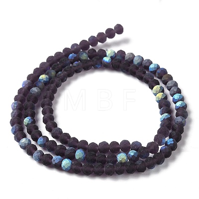 Transparent Glass Beads Strands LS-EGLA-A044-T8mm-MB15-1