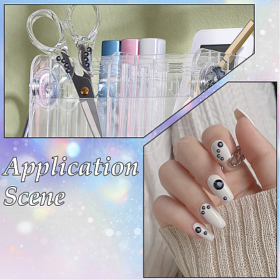 4 Sheets 4 Styles Acrylic Imitation Pearl Stickers Paper Sheets for Craft DIY-SP0002-64D-1