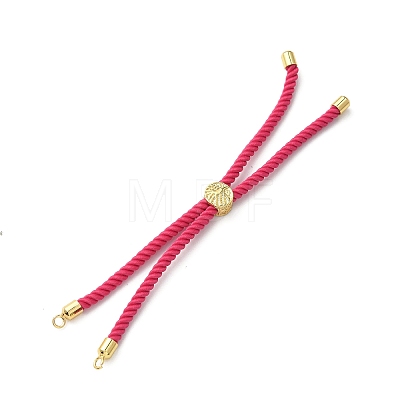 Cotton Cord Bracelet Making KK-F758-03Z-G-1