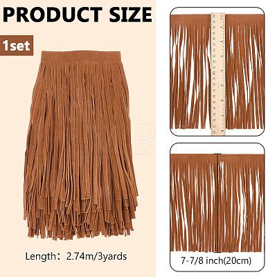Deer Velvet Ribbon OCOR-WH0105-163A-1