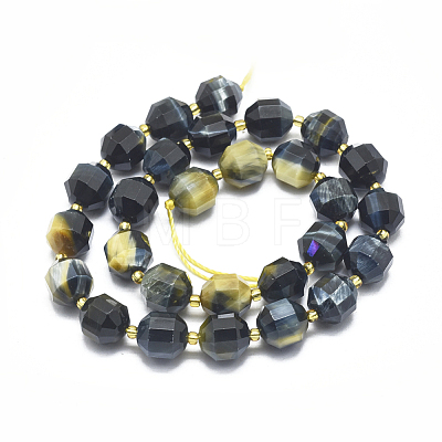 Natural Tiger Eye Beads Strands G-K303-A12-12mm-1