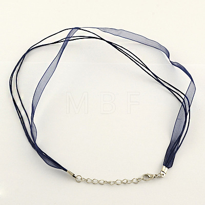Multi-strand Necklace Cord for Jewelry Making NJEW-R218-19-1