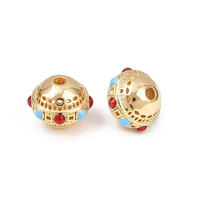 Brass Beads KK-H524-10G-1