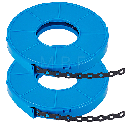 2 Rolls Galvanized Iron Multi-functional Cable Ties FIND-BC0019-55EB-1