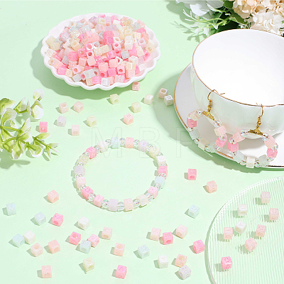 1000Pcs Plastic Beads KY-PA0001-25-1