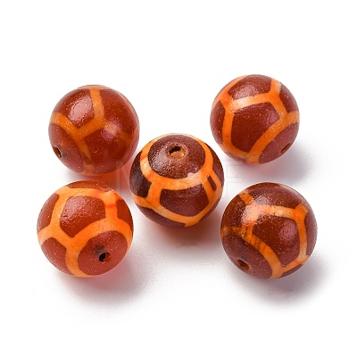 Tibetan Style dZi Beads TDZI-NH0001-D03-01B-1