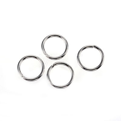 Tarnish Resistant 304 Stainless Steel Open Jump Rings STAS-E147-41P-8mm-1
