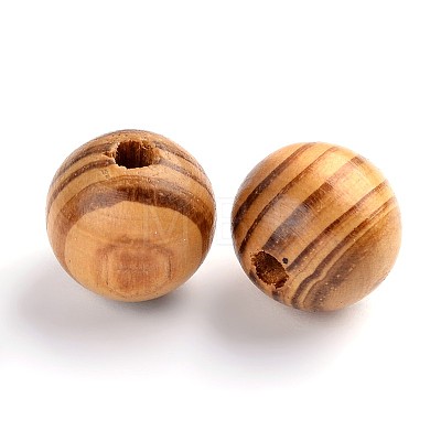 Round Natural Wood Beads WOOD-Q009-16mm-LF-1