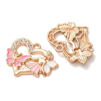 Alloy Enamel Pendants RB-CBAA987-22KCG-1