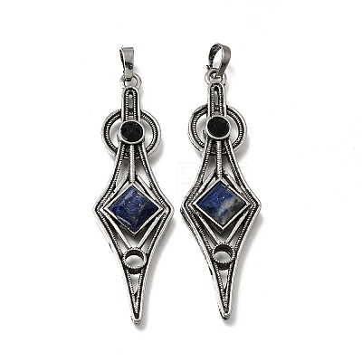 Natural Lapis Lazuli Big Pendants GG-CBA7610-01AS-06-1