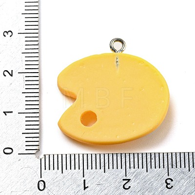 Opaque Resin Pendants FIND-M012-01A-1