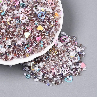 Plastic & Resin & Glass Shining Nail Art Glitter MRMJ-T080-13B-1